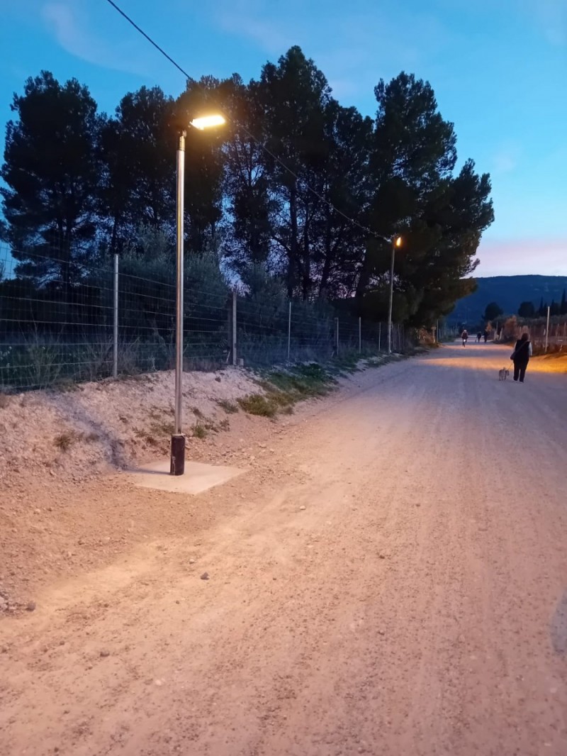 Enllumenat de la Via Verda